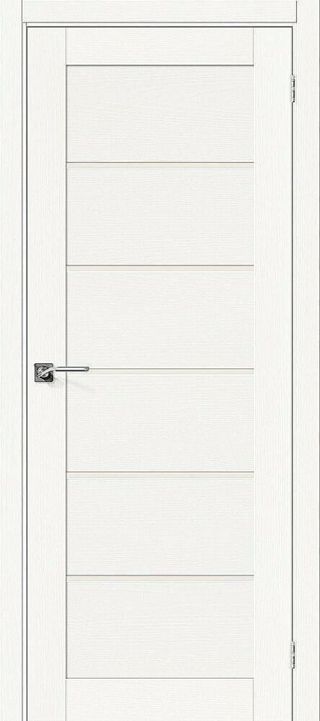 Межкомнатная дверь остекленная Вуд Модерн-22 Wood Modern Whitey (Mr.wood)