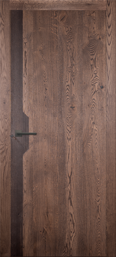 Глухая межкомнатная дверь Легно-5 Галифакс Массив дуба (ОКА)