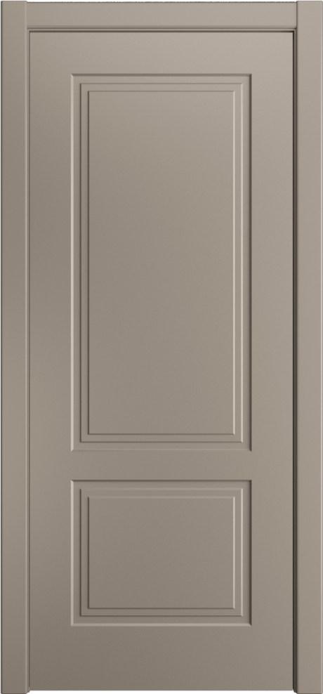 Глухая межкомнатная дверь ID-Челси 2 Латте Эмаль (Мильяна)