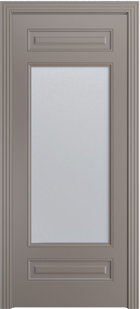 Межкомнатная дверь со стеклом Бьянка .1 Темно-серый Эмаль (Бипи Дорс)