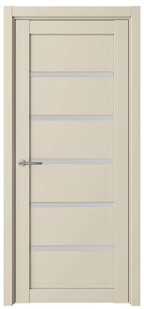 Межкомнатная дверь со стеклом Вена Сэнд Vinyl Стекло мателюкс (ALBERO)