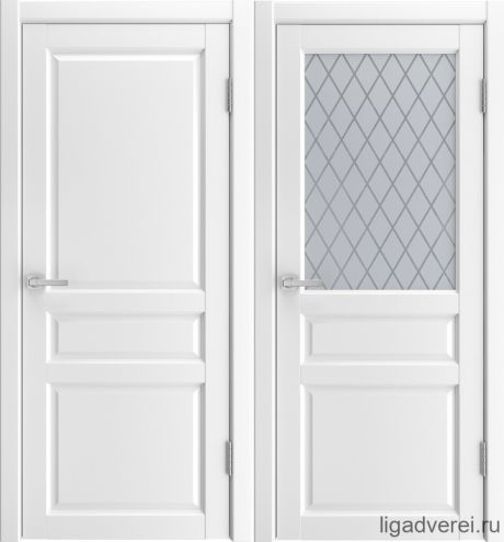 Межкомнатная дверь Gold Белый Эмалит (Лига дверей)