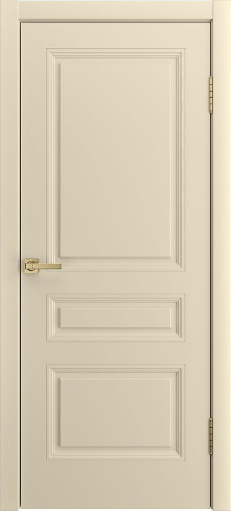 Глухая межкомнатная дверь Манхэттен Крем Эмаль (Бипи Дорс)
