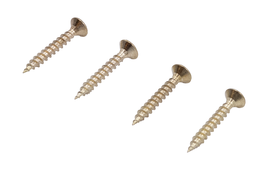 SCREW SET PG, комплект шурупов (4шт.) для защелки Innovation, цвет - золото